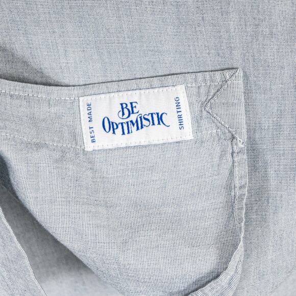 BEST MADE Co. Men's Button up Shirt Blue chambray Long Sleeve Small - Picture 5 of 7